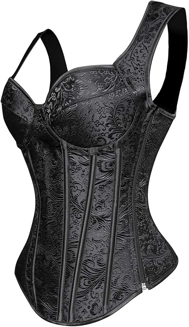 Buy Blidece Women S Sexy Boned Lace Up Push Up Shapewear Top Overbust Corset Bustier Online In Indonesia B07yjhhg1f