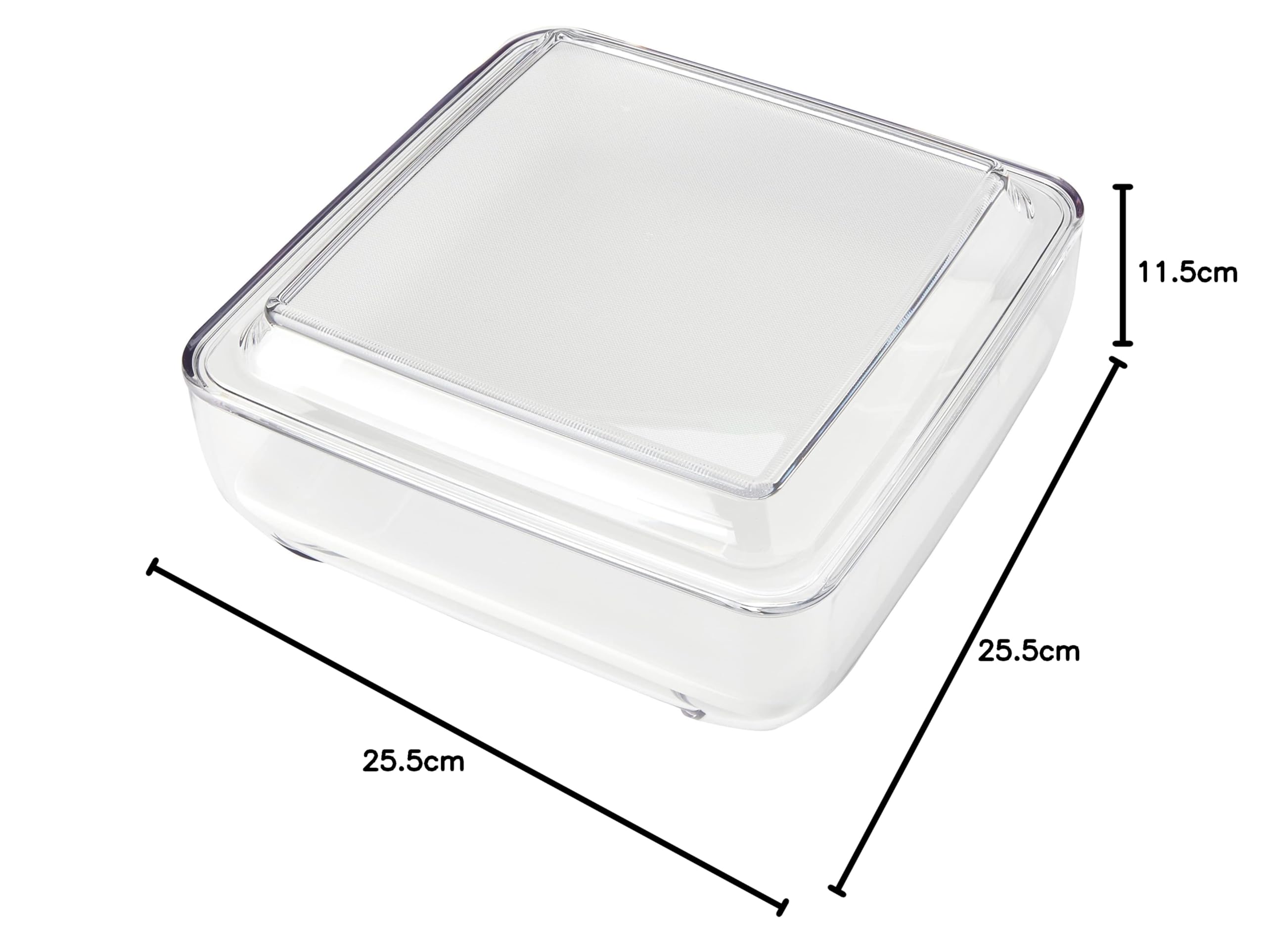 Cloche à Fromage Guzzini Gocce - 25.5x25.5x11.5cm - Transparente - Fabriquée En Italie