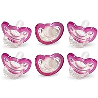 Vista 16 de RaZbaby Jollypop - Chupete para recién nacidos y más, fabricado en Estados Unidos, forma natural, de ortodoncia, compartido con amor en NICU