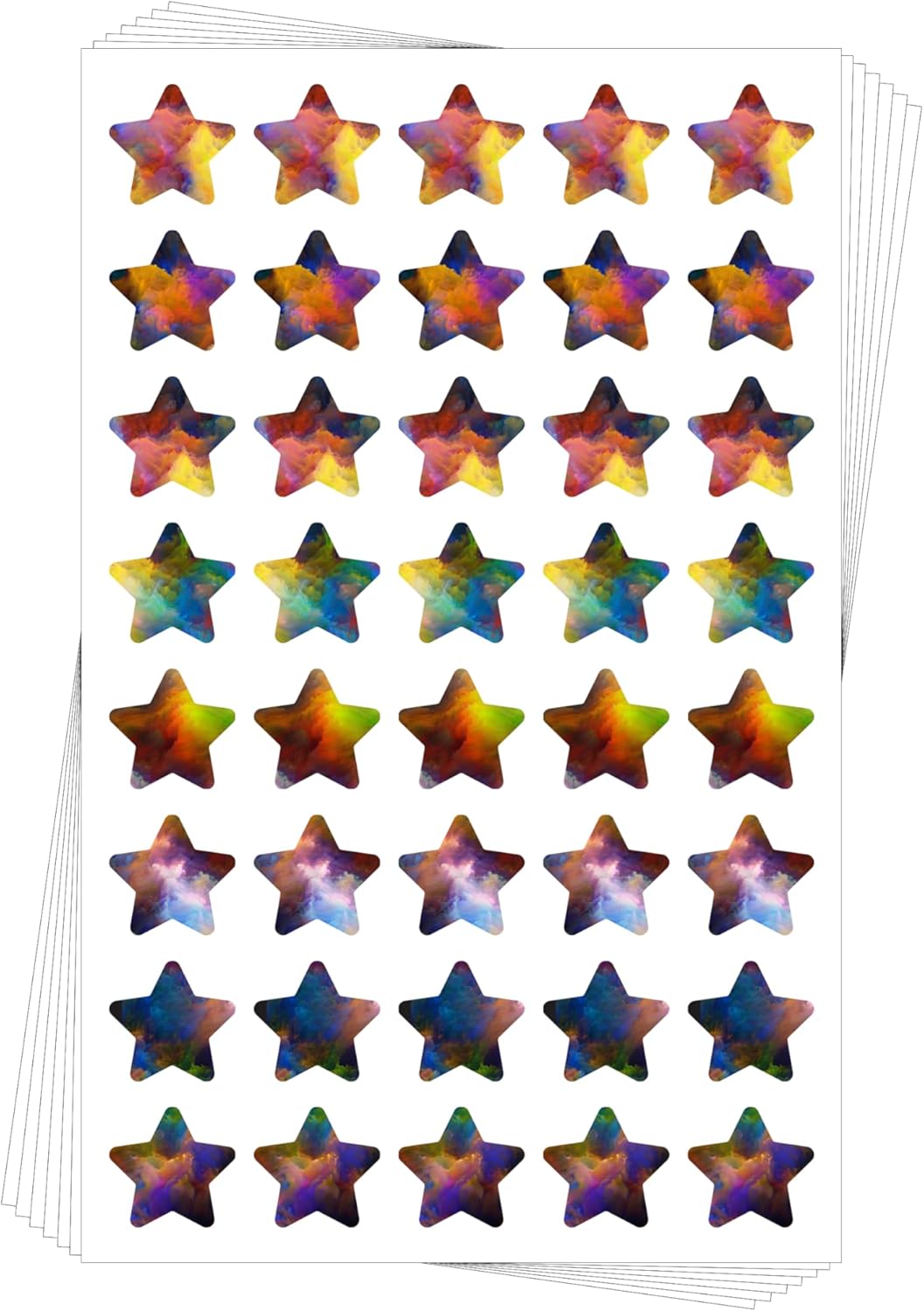 800 Reward Stickers，Rainbow Star Stickers for Kids Reward，Behavior Chart, Student Planner and School Classroom Teacher Supplies