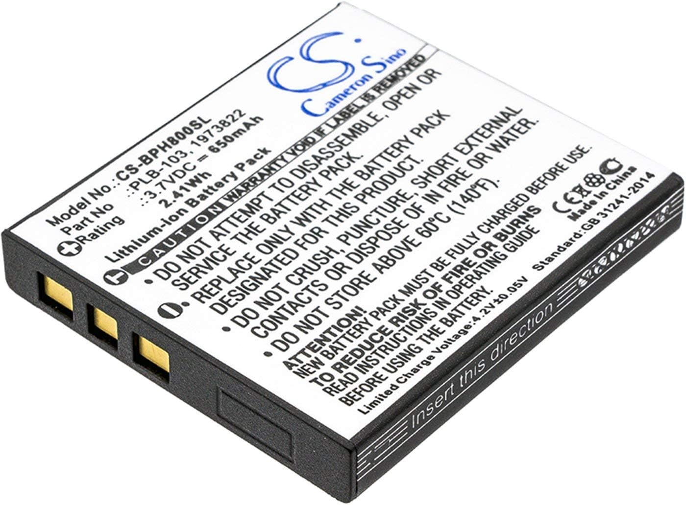 VI VINTRONS Battery for Bang & Olufsen BeoPlay H7, BeoPlay H8, BeoPlay H9, (3.7V, 650mAh, 1973822, PLB-103 Battery)