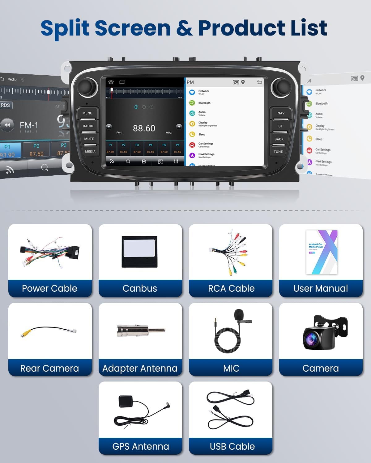 clé télécommande Ford Focus Mondeo S MAX C MAX Transit galaxy Fiesta c