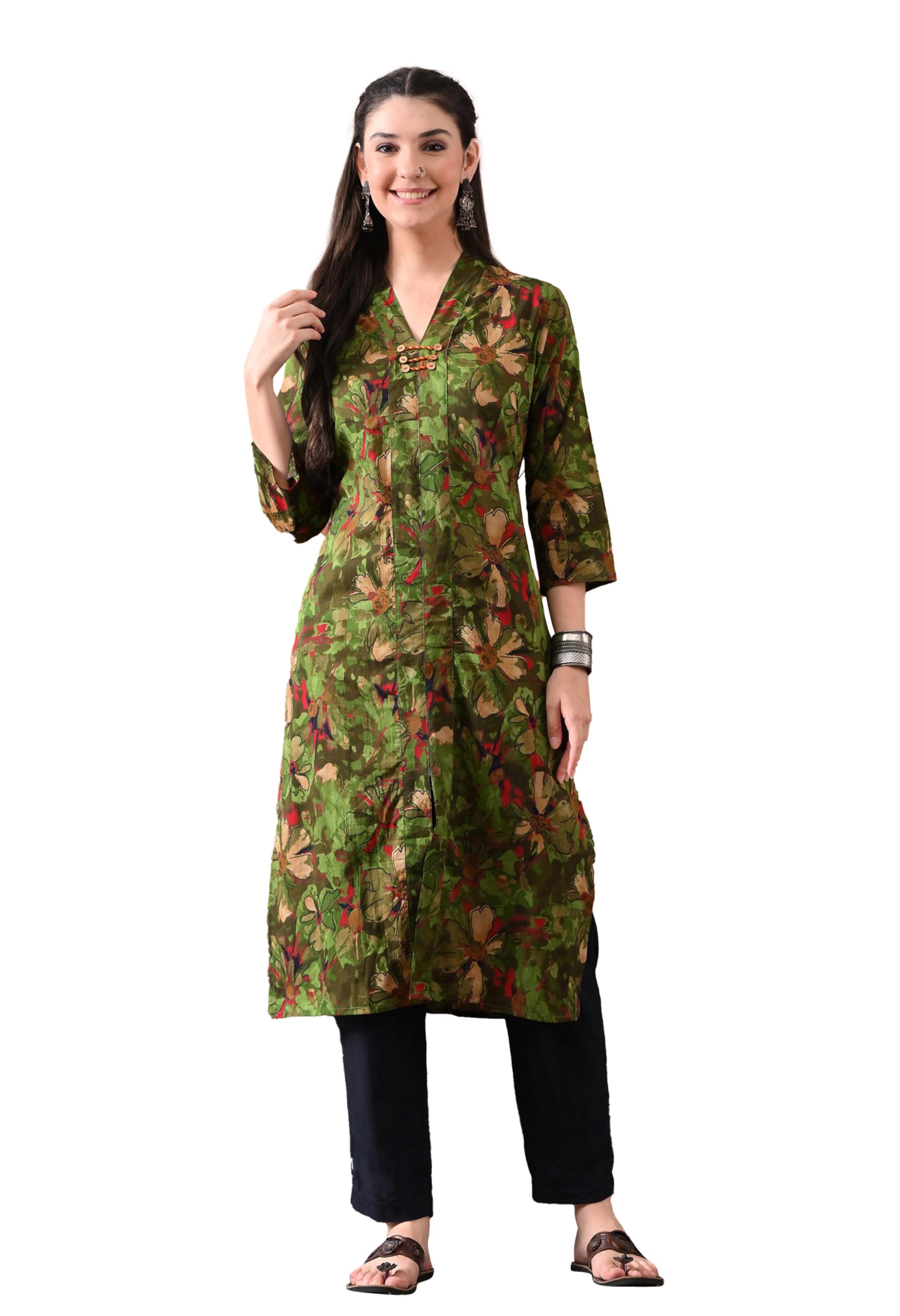 ichaa Women's Cotton Kurta-picture-28