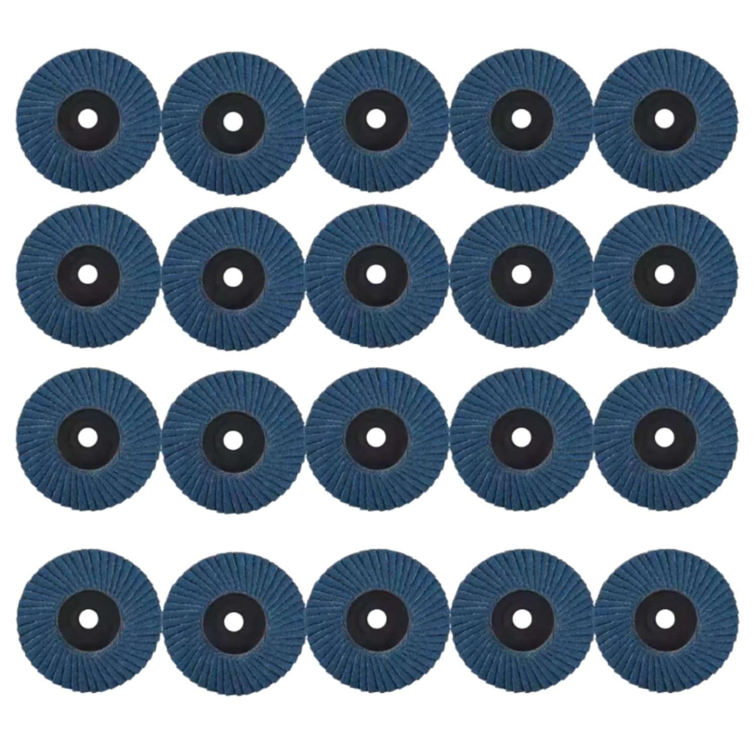 76mm Flap Disc Sanding Wheels 40-120 Grit, 10mm Arbor Hole, 5-Pack - for Metal, Stainless Steel, Aluminum Polishing & Grinding
