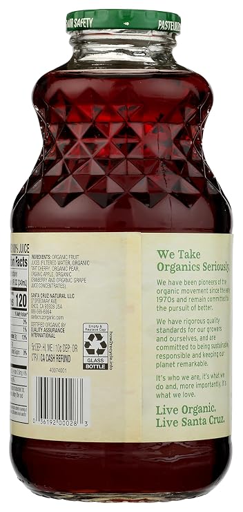 Santa Cruz Organic Organic Cranberry Tart Cherry 32oz