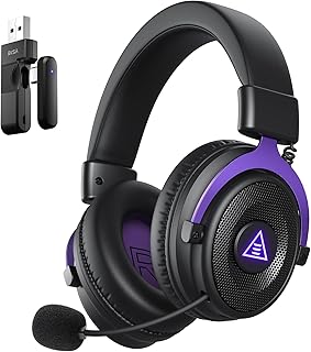 EKSA E900WT Wireless Gaming Headset for PC Ps5 Ps4, 2.4 Ghz USB&Type-C Gaming Headphones with Microphone, 30ms Latency, 80 Price In India