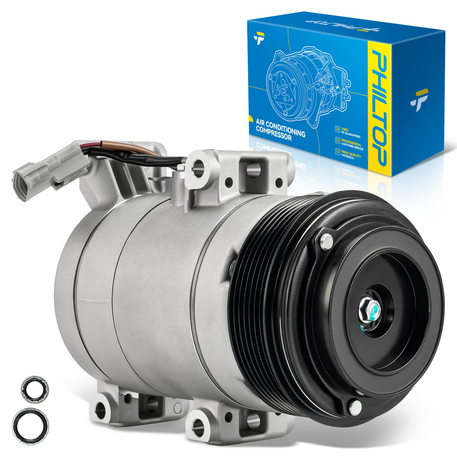PHILTOP 7513307 NEW AC Compressor for Tacoma 2016-2023