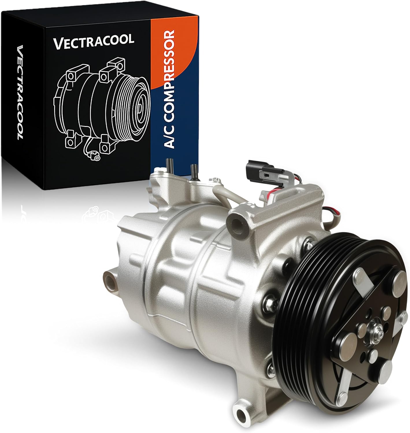 92600-3SH0A Air conditioner A/C Compressor Compatible with Nissan Sentra L4 1.8L 2013-2019 Replacement # 92600-3SH1A 92600-3SH1B 92600-3SH1C 92600-3SHA0A 92600-4FU1A 97585 98585