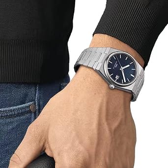 Quick Release Watch Band for Tissot PRX Strap Replacement, Stainless Steel Strap and Butterfly Clasp Compatible with Tissot PRX 40mm Watch Series