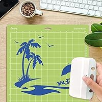 Vista 5 de Raspador XL, 2 piezas, herramientas de deshierbe artesanales, herramienta básica para desbrozadora de vinilo, menta