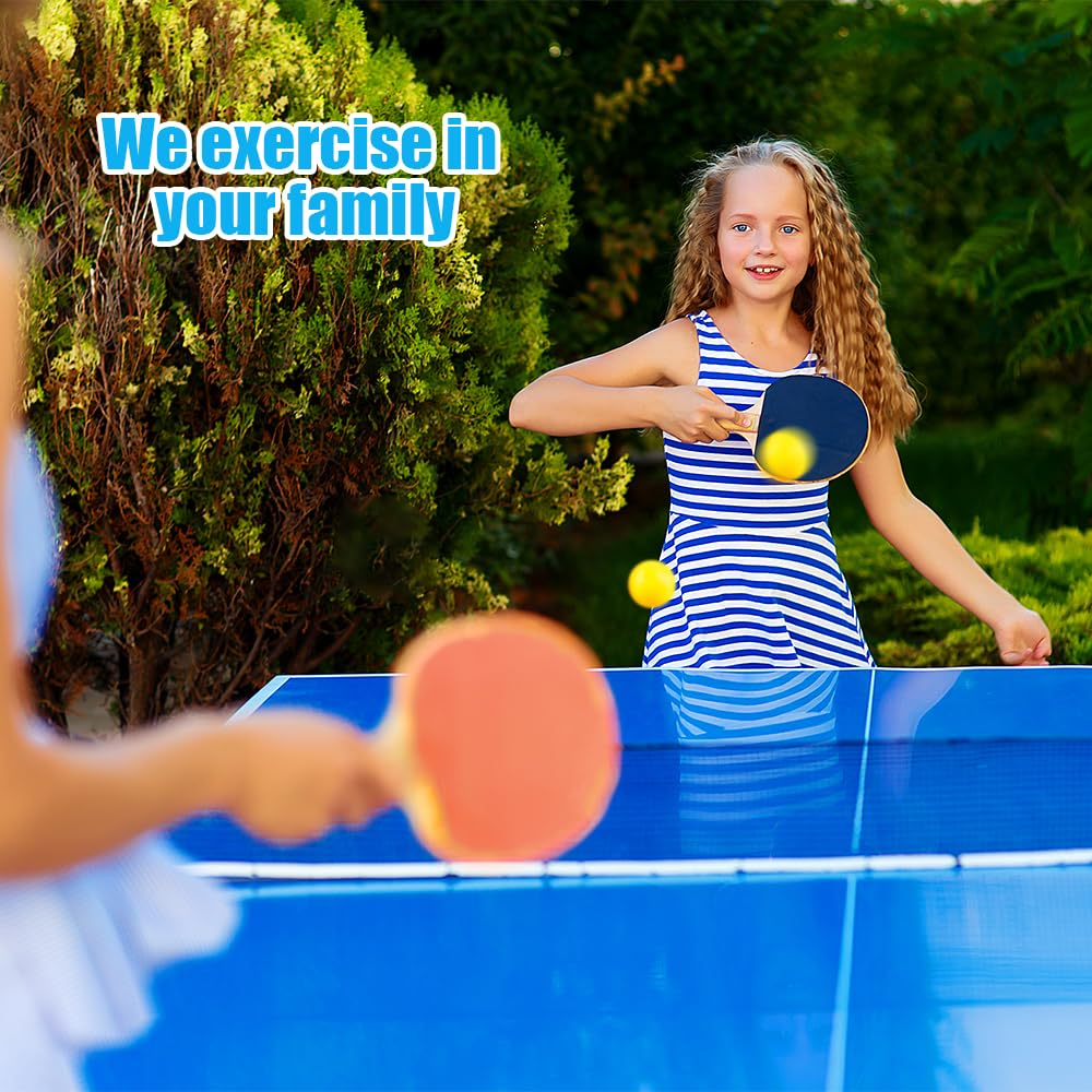 Pelotas de Ping Pong Multicolores - 30 Piezas de Plástico Estándar de 40 mm para Adultos y Niños - Mezcla de Colores
