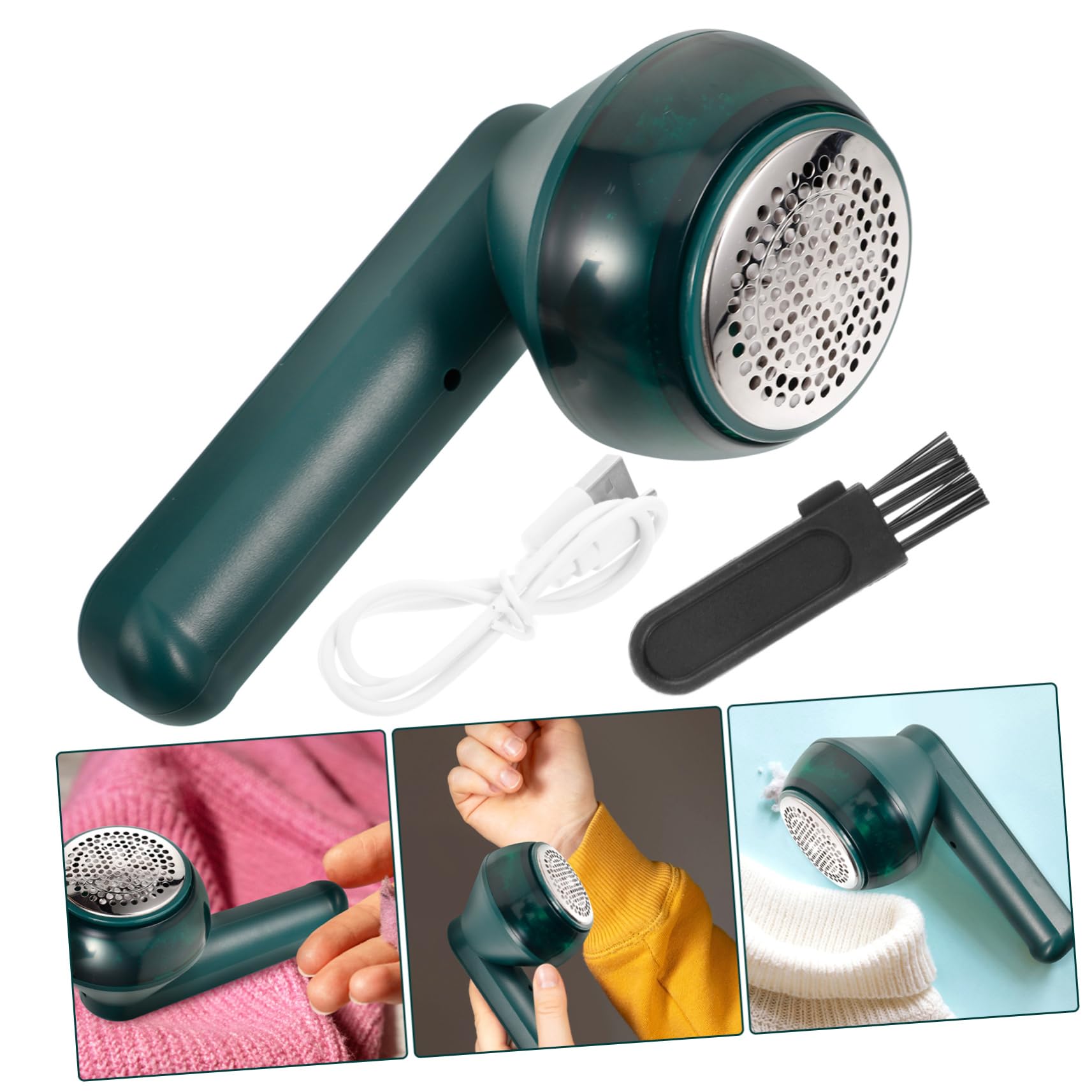 Ipetboom 3pezzi Rasatore Portatile Per Rimuovi Lint Usb Ricaricabile Per Maglioni Cuscini e Abbigliamento Design e Facile Usare
