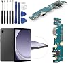 RongZy USB Charging Port for Samsung Galaxy Tab A9 SM-X110 SM-X115 Dock Connector Charger Board Flex Cable Assembly Replacement for Samsung Galaxy Tab A9 with Tools