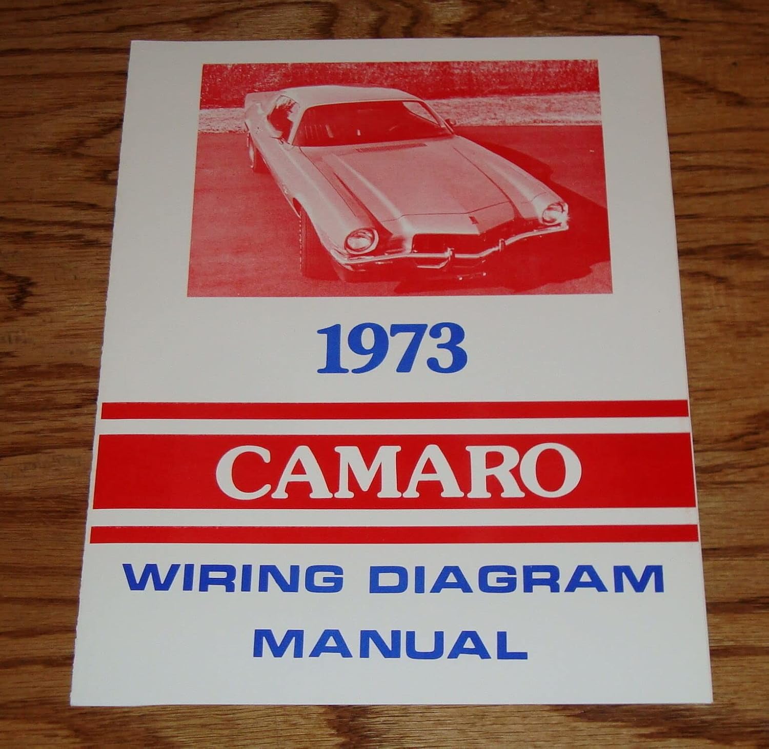 1973 CAMARO WIRING DIAGRAM MANUAL LICENSED REPRINT