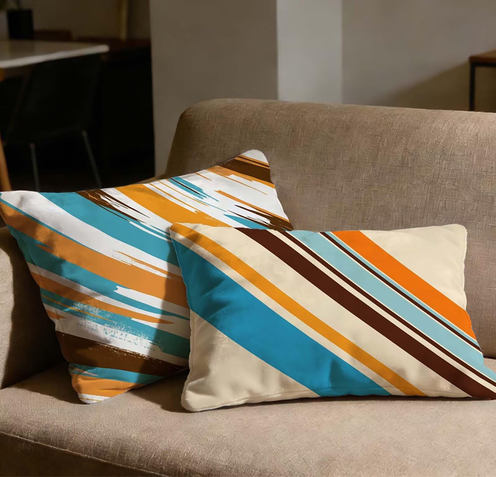 Taie oreiller 50x70 velours de qualité supérieure avec zip invisible pour lit