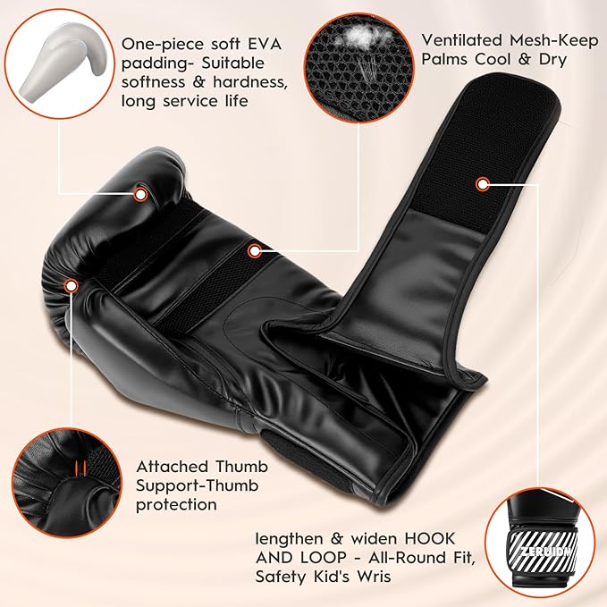 Guantes de Boxeo Sparring con Espuma de Alta Densidad y Mall miniatura 3