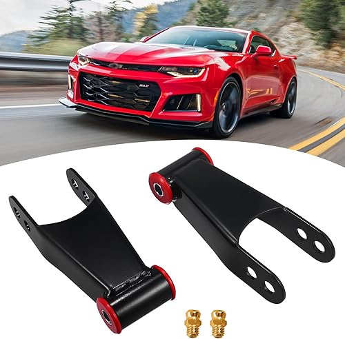 Kit de suspensión de grillete trasero de 2 pulgadas que reemplaza # 410520 compatible con Chevy y GMC C1500/C2500 1988-2019 Silverado Sierra 1500