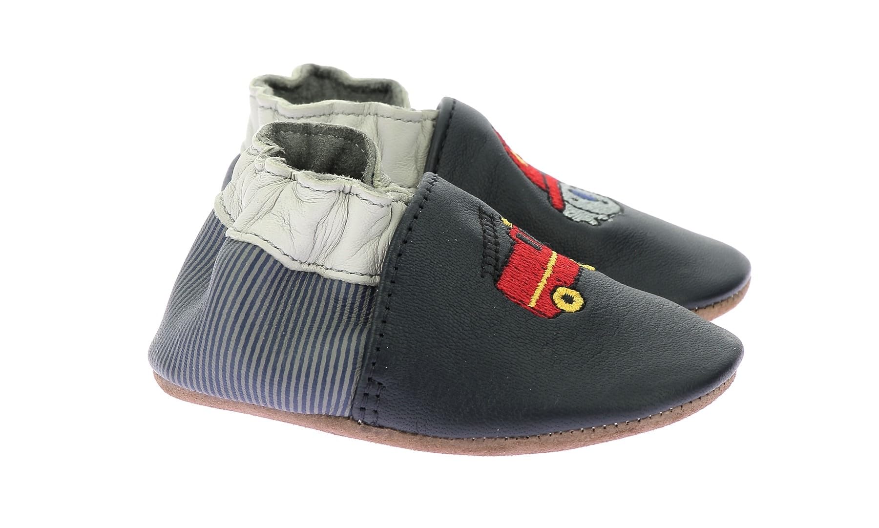 Robeez BADGE FIRE,SCARPA LAYETTE MARINE, 17/18 EU, Marina, 17/18 EU