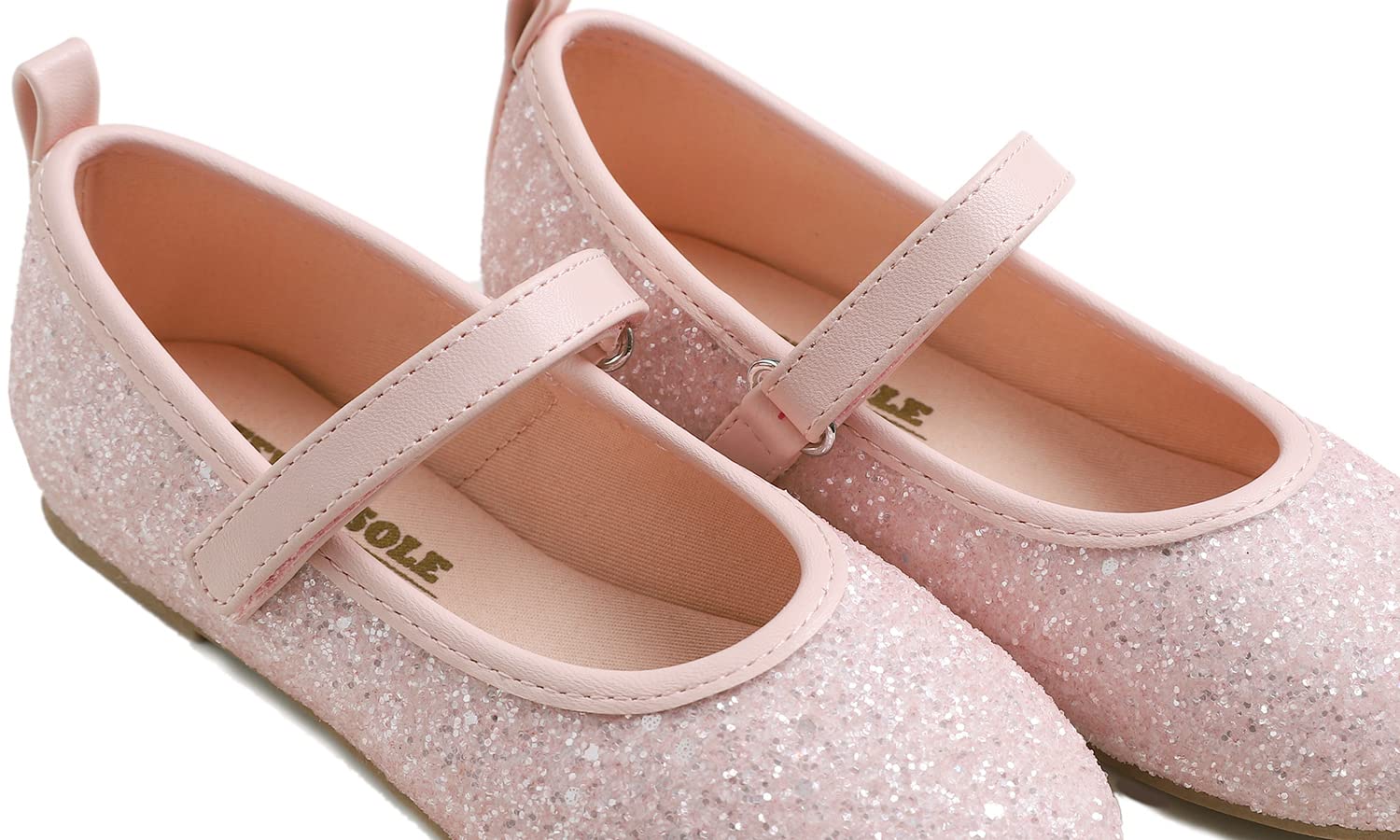 Feversole Kids Filles Mary Jane Strap Chaussures Plates Ballerines Princesse Chaussures Plates Chaussures d'école Plates À Bride