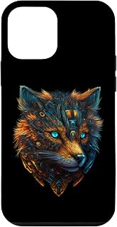 iPhone 12 mini Fox Blue Eyes Animals Fox Art Fantasy Case