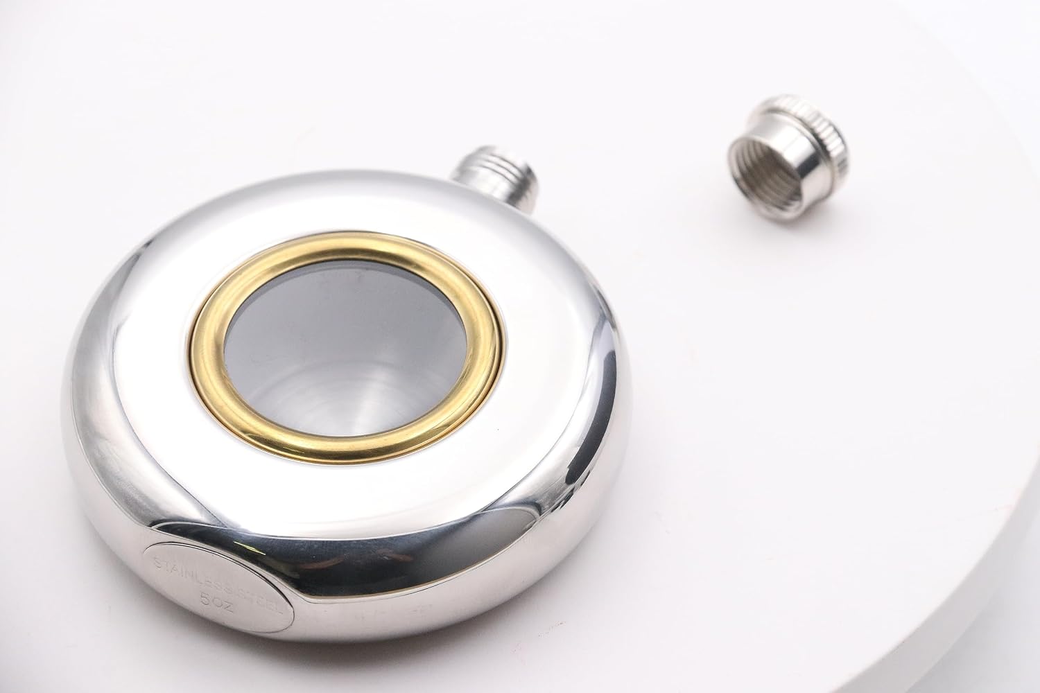 Stainless Steel Flask Wine Pot Round Alcohol Bottle Portable Round Wine Pot Pocket Wine Pot Wine Whiskey Flask For Outdoor Camping Travel Drinking