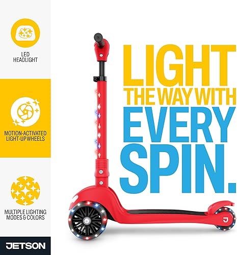 Vista 4 de Jetson Scooters - Jupiter Mini 3 Wheel Kick Scooter, Blue, Foldable, Lightweight, Portable