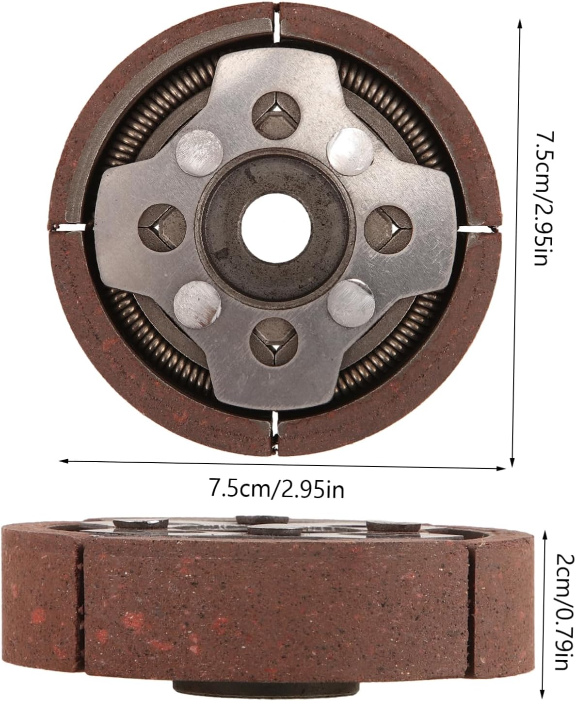 Yardwe Micro Tiller Clutch for Enhanced Productivity Durable Tiller Friction Clutch Efficient Mini Cultivator Replacement Component Reliable Performance for Micro Tiller Use