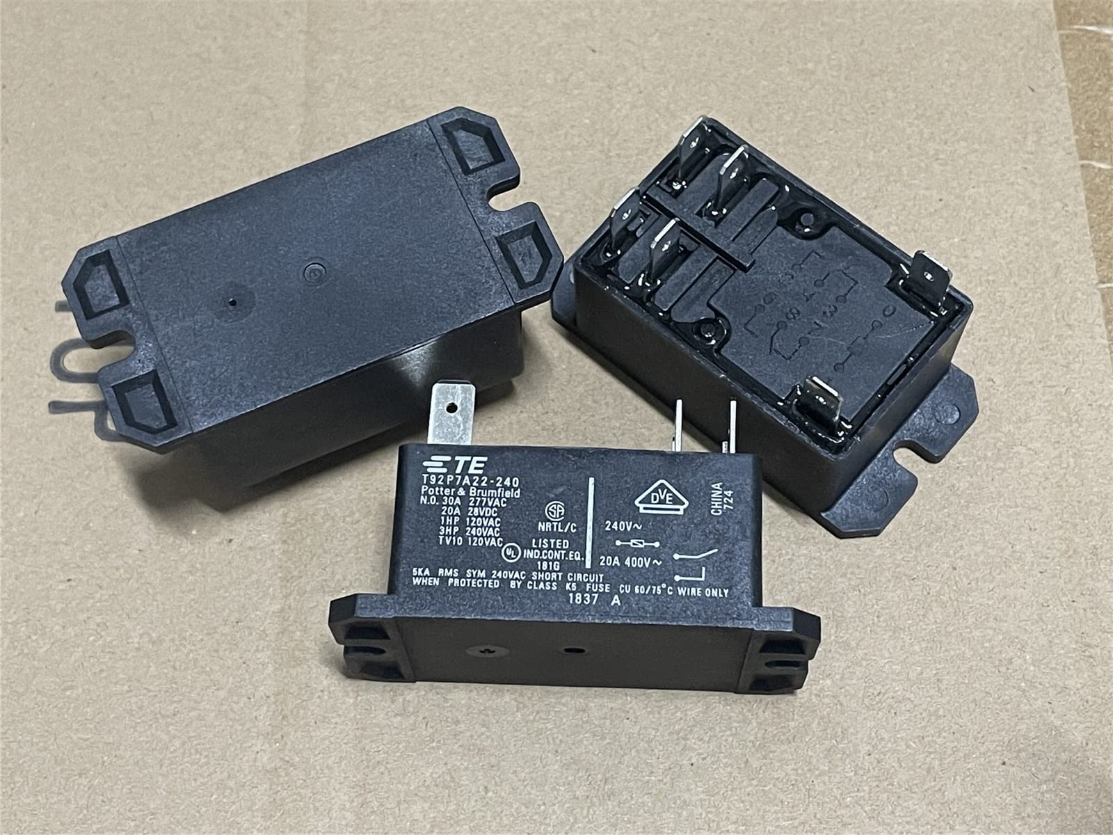 AQHYEBNSR T92P7A22-240 T92S7A22-240 240VAC Relay 6pins