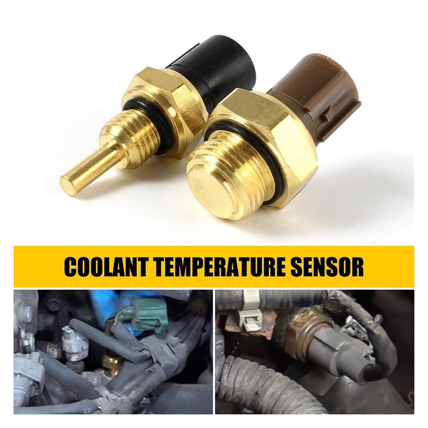 Radiator coolant Water Temperature Fan Switch Sensor(2 PCS Sensor)