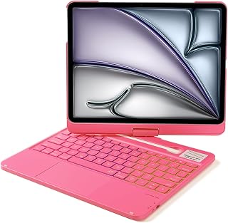 Keyboard Case for iPad Air 13 inch M4 2026/M3 2025/M2 2024