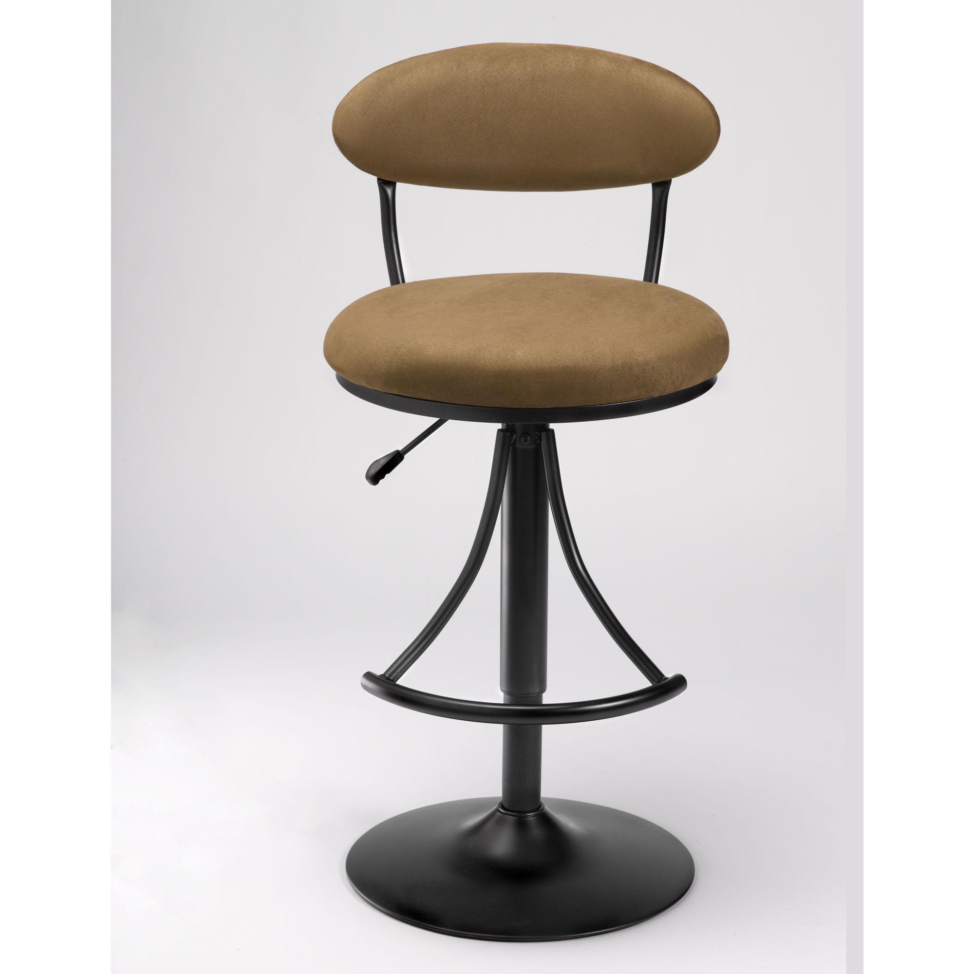 Amazon.com: Hillsdale Venus Adjustable Swivel Stool, Black Finish