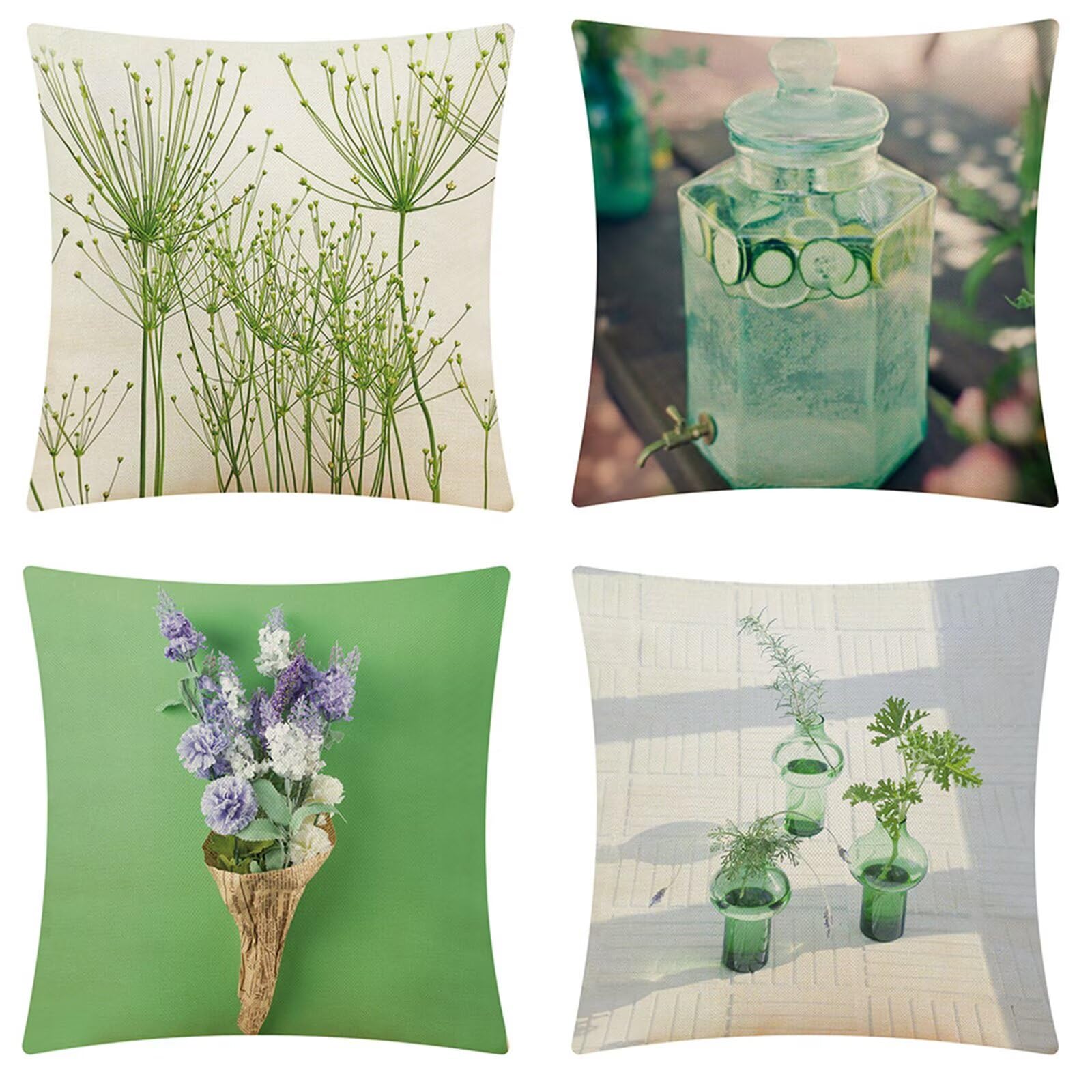 Housse de coussin imperméable 45x45 cm protégeant vos oreillers de salon de jardin avec style