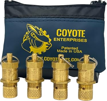 Official Tire Deflators, Air Down Tyres Programmable Automatic Deflators with Pressure Range from 8 to 65 PSI Vortex V2 Venting Speed Technology, CEDV2 - Made in The USA, Bronze