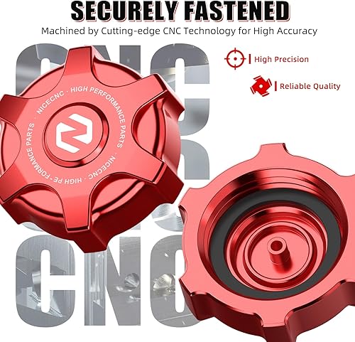 Miniatura 6 de NICECNC Tapa del depósito de combustible de gasolina compatible con Can Am X3 Maverick Max R 2017 2018 2019 2020 2021 2022, Defender HD10, Defender