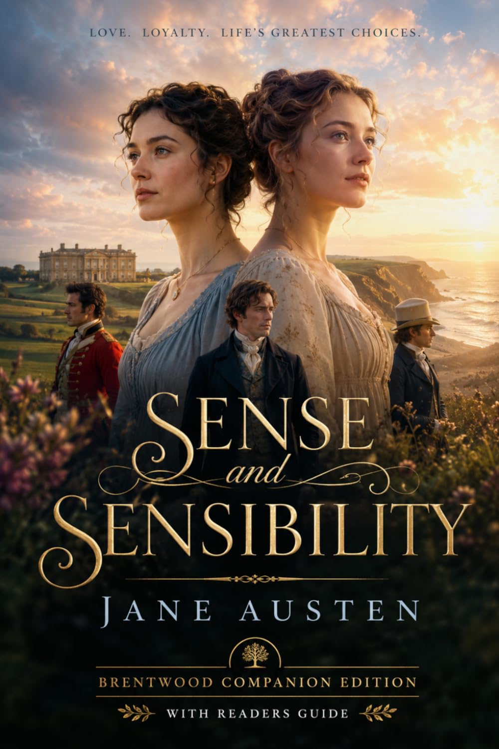 Sense And Sensibility (Annotated): Brentwood Companion Edition: Classic Regency Romance - Novel With Reader’s Guide, Characters, Themes, Symbolism, Historical Context, Analysis, Glossary & Insights