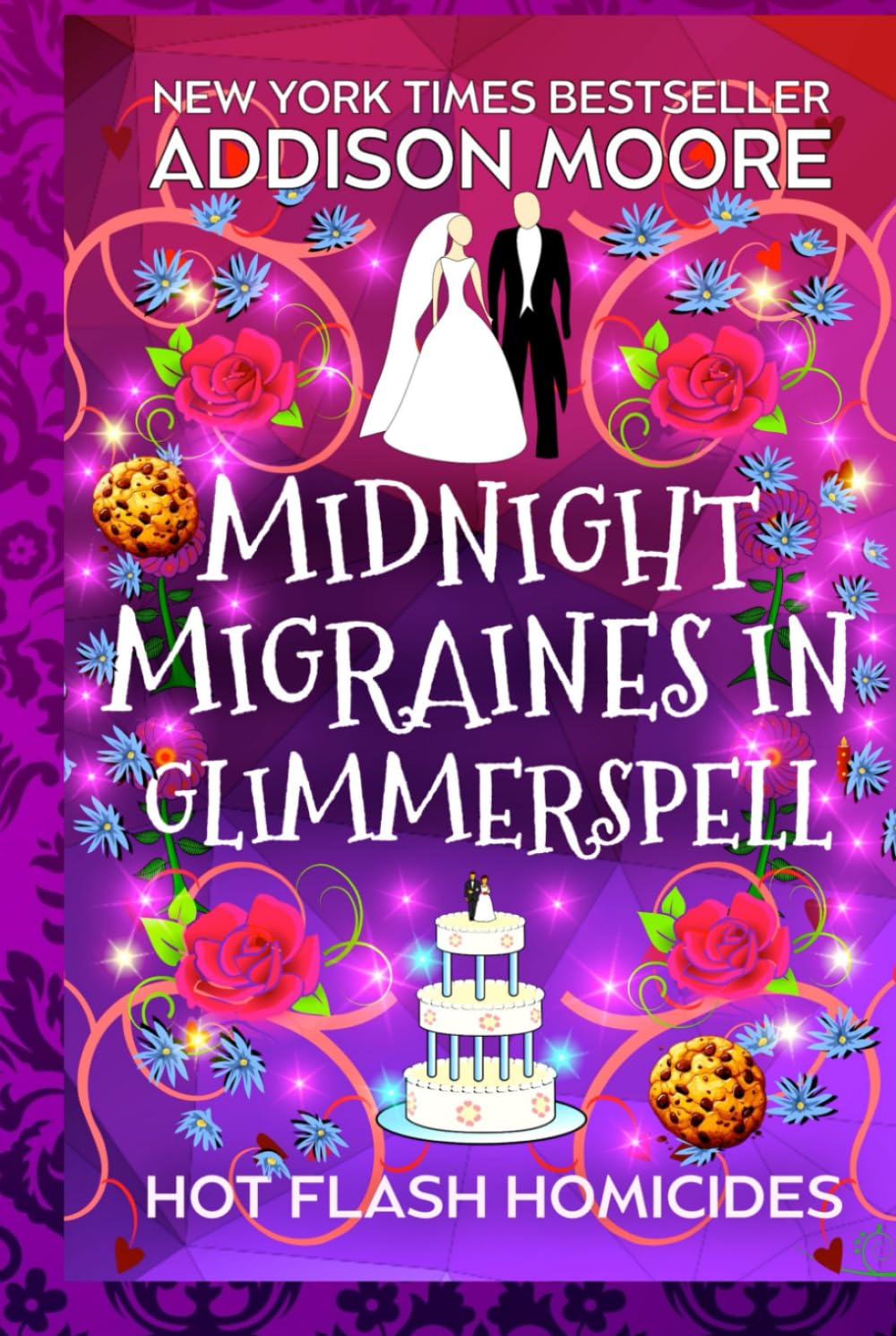 Midnight Migraines in Glimmerspell: A Paranormal Women's Fiction Novel (Hot Flash Homicides)