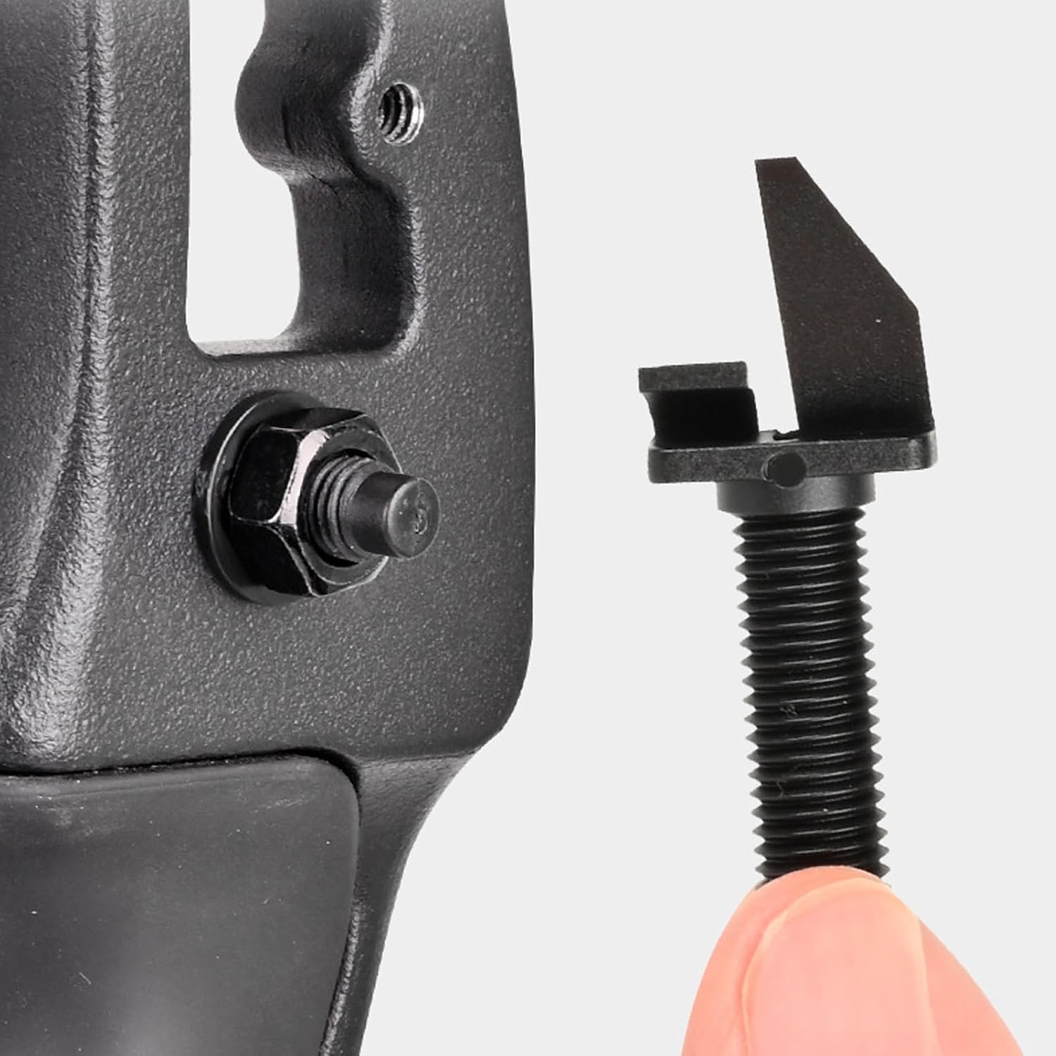 Recurve Bow and Straight Draw Bow Arrow Rests, 9Pcs Screw-On Replacements, Practical Archery Accessories for Stable Shooting