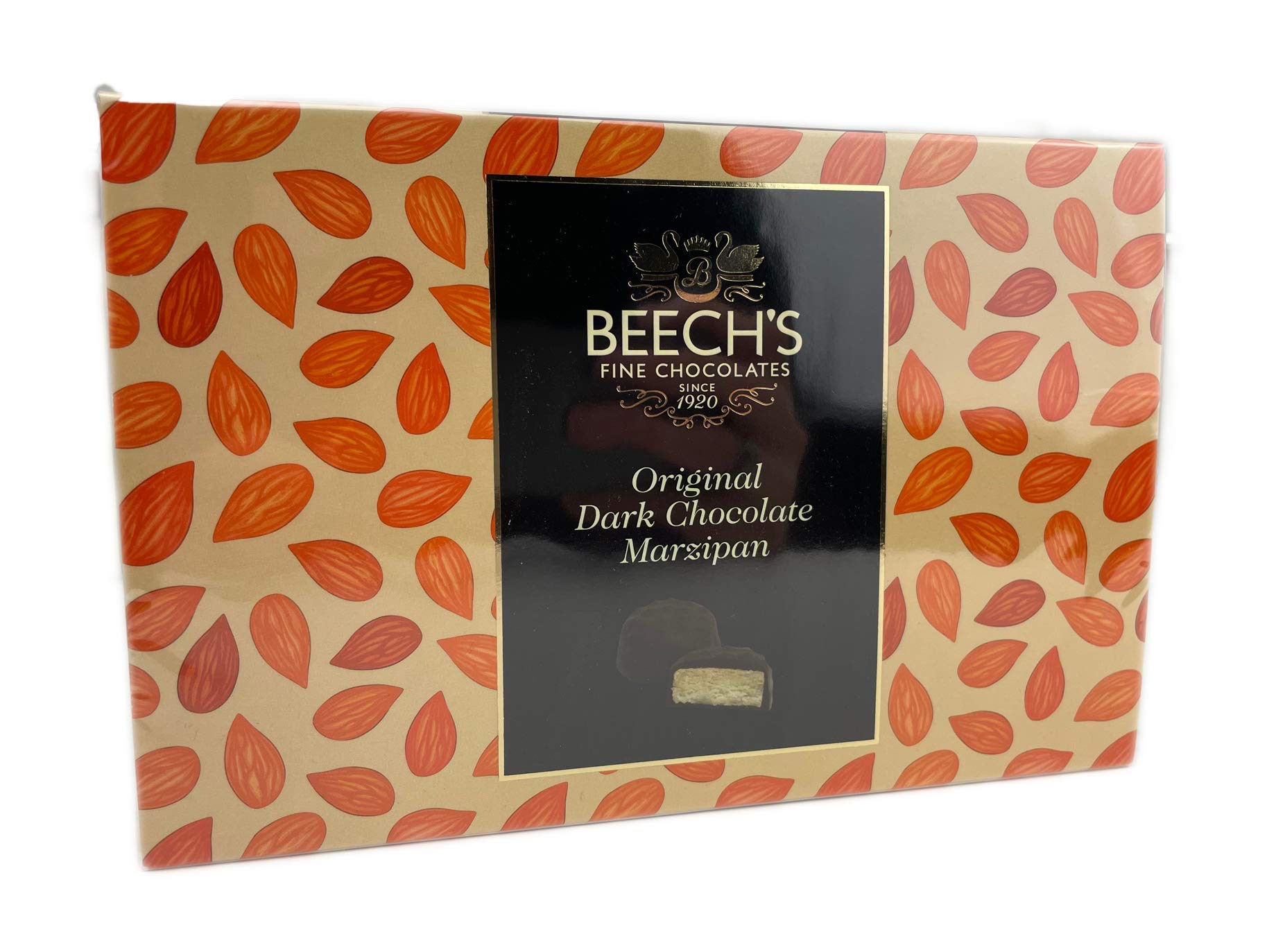 Beech's Dark Chocolate Marzipan, 150g - Smooth Almond Marzipan in Dark Chocolate