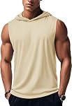 MAGCOMSEN T-shirt de coton sans manches T-Shirt casual d'été Chemise musclée pour hommes