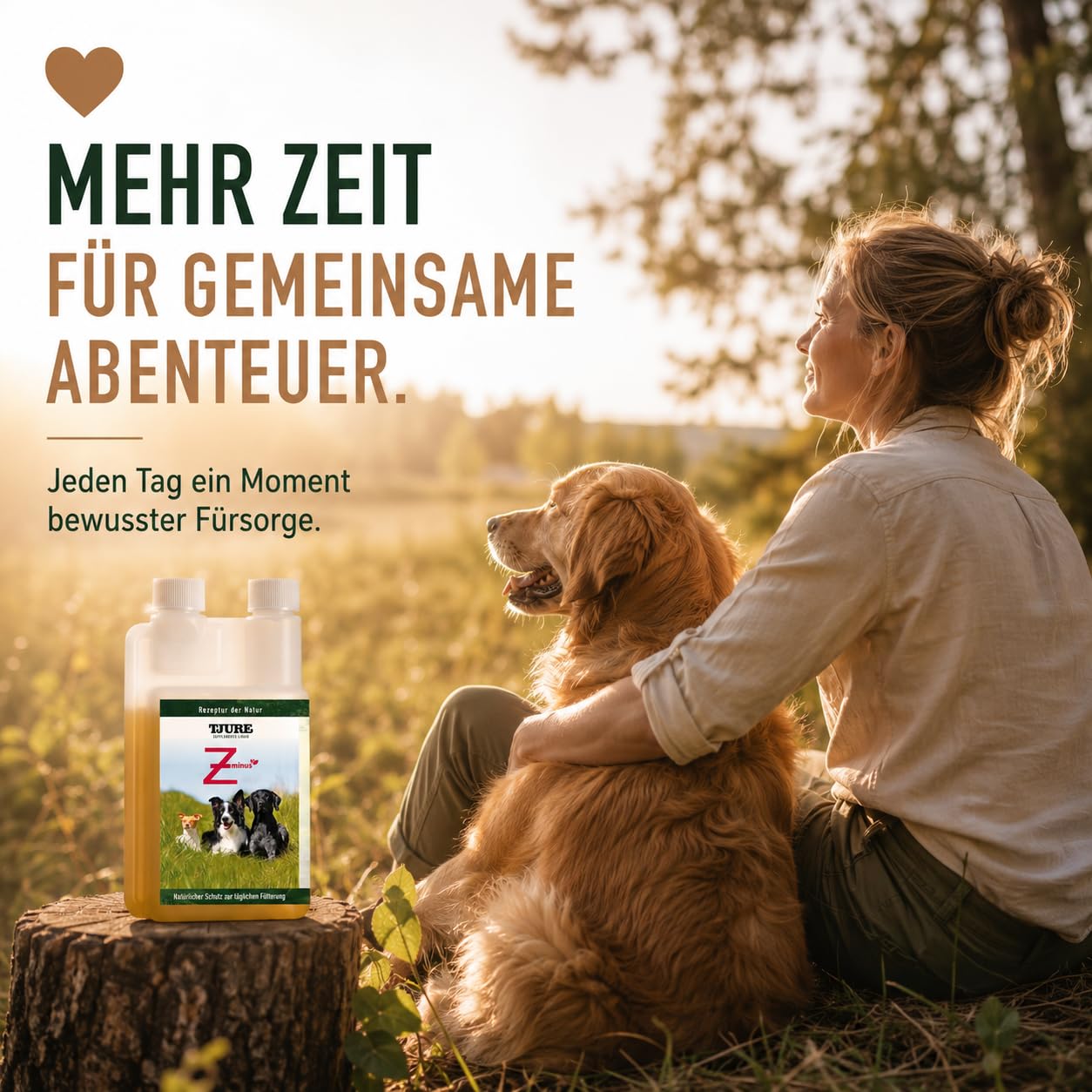 TJURE Z – 500 ml Liquid für Hunde | 100% Pflanzliche Rezeptur für aktive Hunde | Naturkraft gegen ungebetene Gäste | Mit Schwarzkümmel, Cistrose & Lavendel | Made in Germany