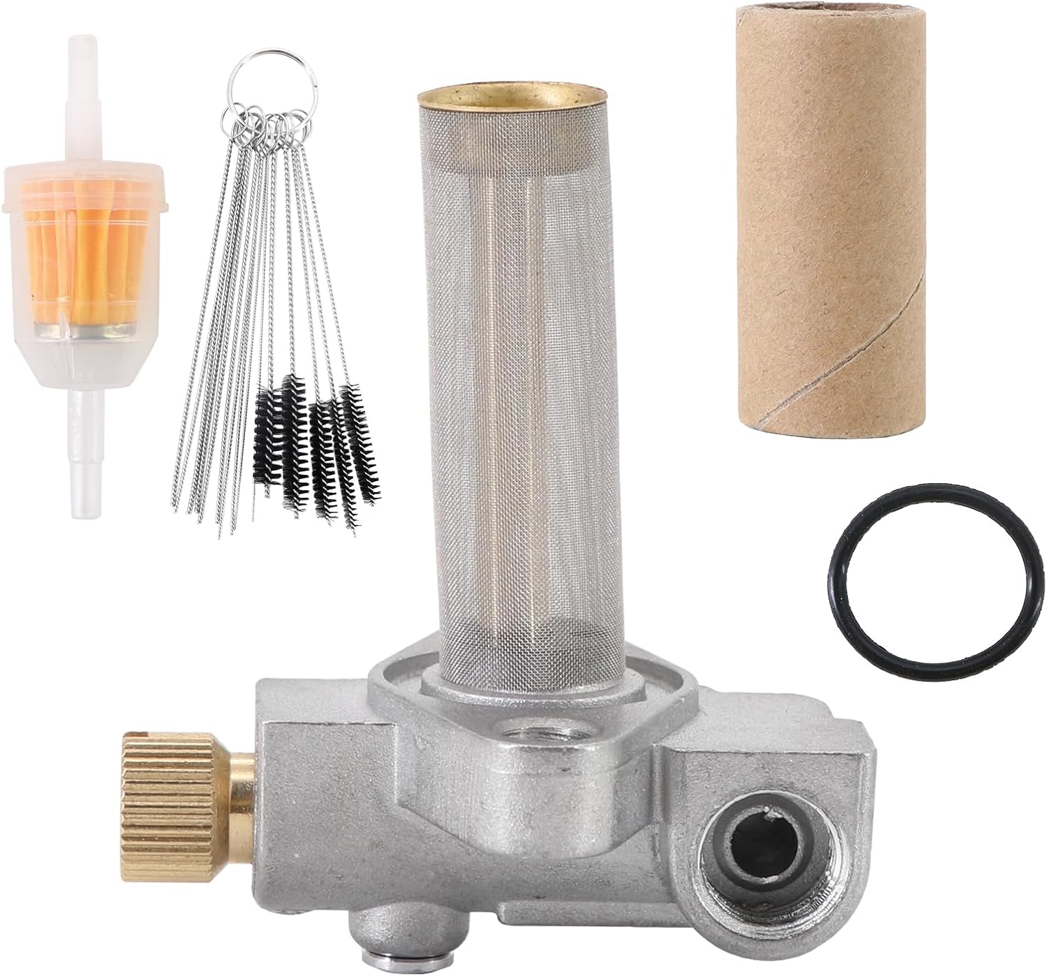 Fuel Shut Off Valve 311292 for Ford Tractor 501 600 601 700 701 800 801 900 901 2000 4000 4-Cyl Gas Diesel Engine W/O-Ring 738522 311292LOR-O 311292LOR-OE 1103-3398