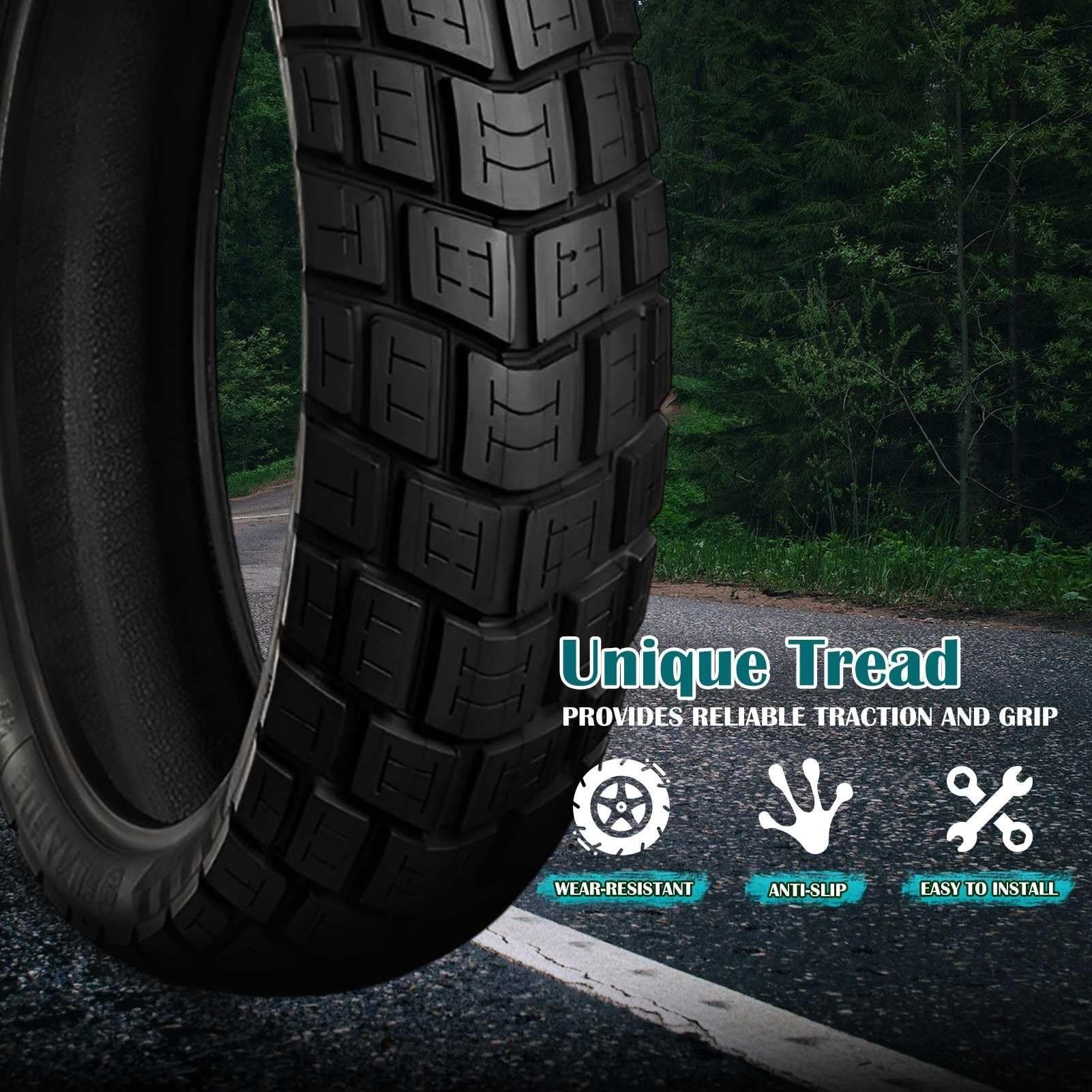 150/70-17 Opona Motocyklowa Tubeless Wszechterenowa, 150/70/17 Opona Odporna na Zużycie Antypoślizgowa, 150 70 17 Trwała Opona 17 Cali do Skutera Przednie Tylne Koło