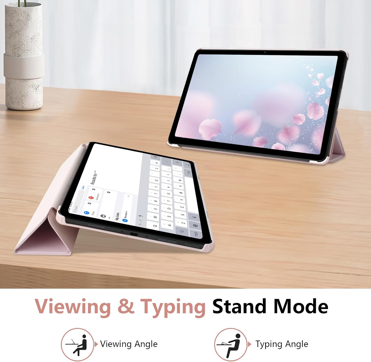 Case for Amazon Fire Max 11 Tablet (13th Generation, 2023 Release), Slim Folding Stand Smart Protective Cover with Auto Wake/Sleep for Fire Max 11 Tablet (Pink)