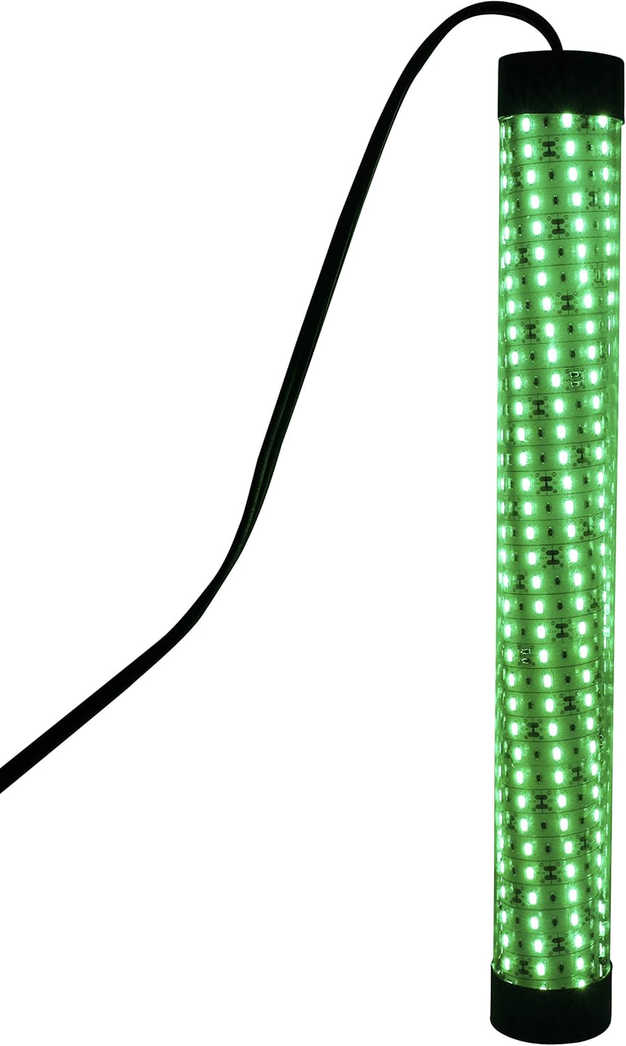 25ft Cord Battery clamp Under Water Green Led 15000 Lumens Night Fishing 300 LED Green Salt Fresh Water Dock Light Boat Crappie 12v dc (Optional 110v ac) BR:15000