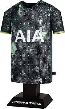Tottenham Hotspur FC 24/25 Third Metal Football Shirt - Officially Licensed Miniature Alloy Replica Jersey Collectible Display Gift - Personalise Customisable Name & Number Decals