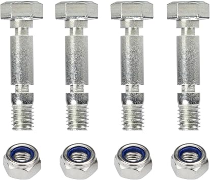 Snow Blower Shear Pins Kit Replace OEM 707555 for Briggs & Stratton, Compatible with Craftsman Dual Stage Snowthrower 1696574-01 - C950-10329-0 4-Pack
