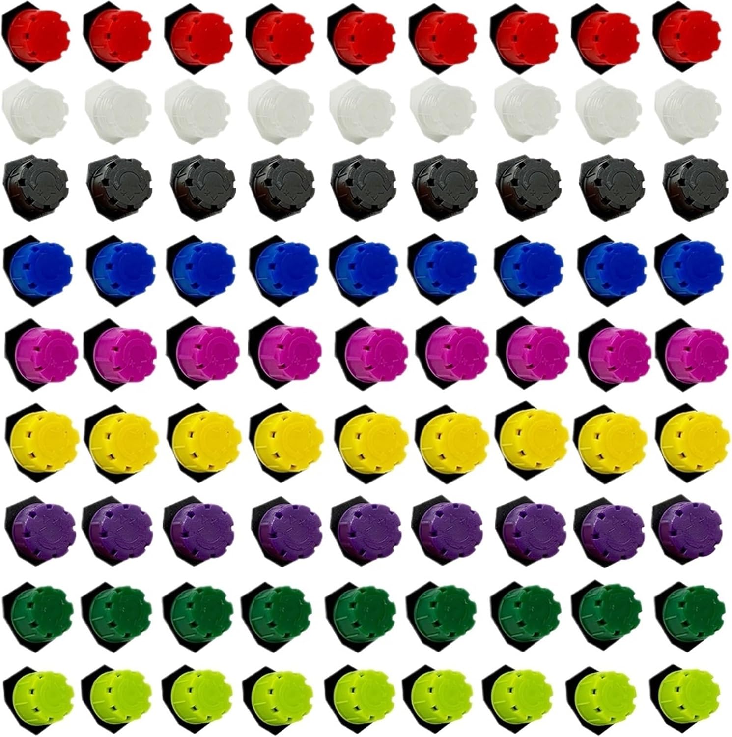 Drip Irrigation Emitters 400pcs 8 Hole Adjustable Irrigation Dripper Sprinkler Emitter Dripper Micro Drip Irrigation Sprinkler for Drip Irrigation System(Red)