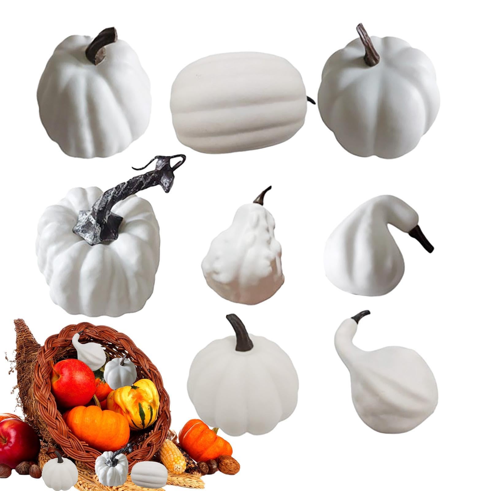 Amazon.co.jp: ハロウィン 装飾 ハロウィン かぼちゃ 白い人工装飾用