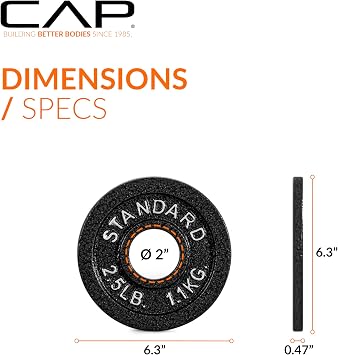 CAP Barbell 2-Inch Olympic Weight Plate | Multiple Options