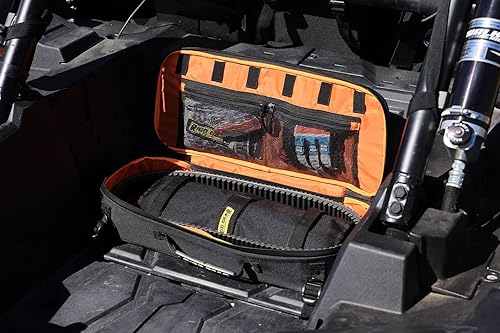 Miniatura 9 de Nelson-Rigg Trails End - Juego de bolsas de herramientas (incluye rollo de herramientas), color negro